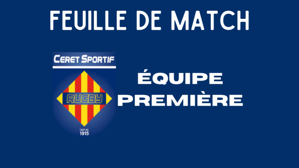 J13 : Fédérale 1 – Céret Sportif v RC Nîmes